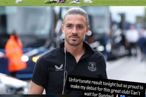 顶级平台排行榜-开启新生涯，格拉利什社媒晒照：很自豪为这支出色球队完成首秀