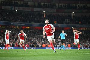 默森：赖斯?从未见过如此大幅度弧线球 次回合枪手需顶住前20分钟